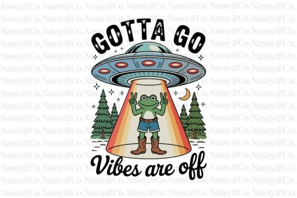 Download Gotta Go Vibes Are off Frog Alien PNG - Png Collection