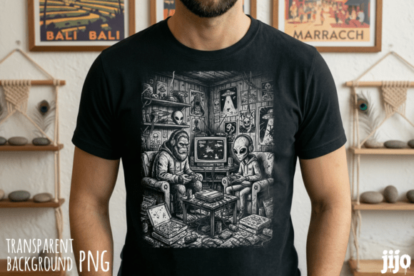 Download Bigfoot Alien Gaming Retro PNG - Png Collection