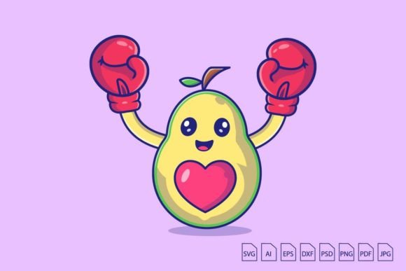 Download Avocado with Boxing Gloves - Premium Bundle