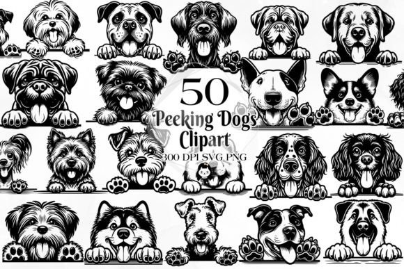 Download 50 Peeking Dog Vector Art SVG PNG Part 2 - Png Collection