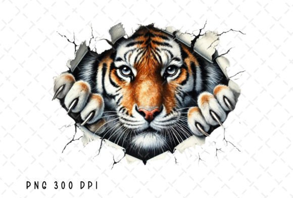Download Tiger Face Tigers Scratch Watercolor PNG - Png Collection