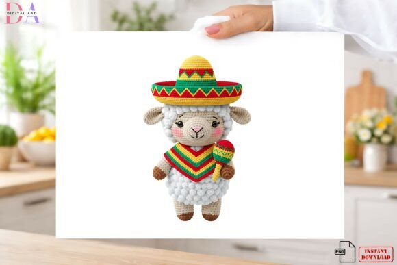 Download Faux Yarn Cinco De Mayo Llama PNG - Png Collection