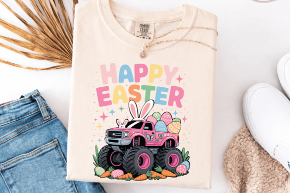 Download Happy Easter Bunny Monster Truck PNG - Happy easter Collection