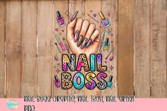Download Nail Boss Graphic, Nail Tech, Nail Artist PNG - Png Collection