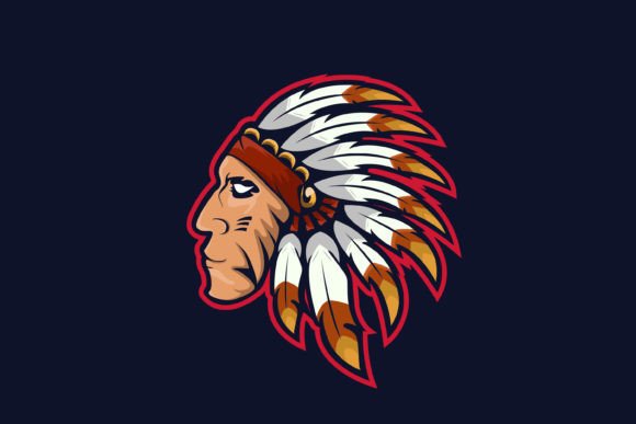 Download Apache Mascot E Sport Logo Design - E sport Collection