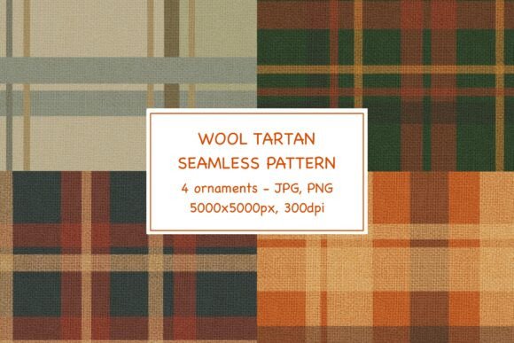 Download Wool Tartan Plaid Pattern 4 Pack PNG JPG - Png Collection