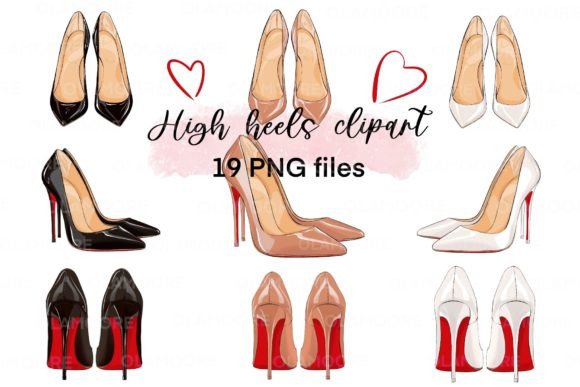 Download Classic High Heels Shoes Png Clipart - Png Collection